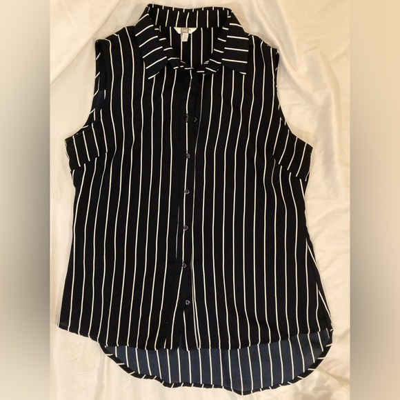 Sleeveless stripped tunic - Picture 3 of 5